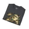 Bass Fishing Moon Wolf Pack Howl at the Moon Night Spawn SOFT Shirt, Retro Largemouth Fish Tee, Angler Fishing Gift