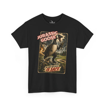 Jurassic Goose Funny Canadian Bird Shirt | Golf Course Dinosaur Monster Attack | Great for both Birdwatchers and Sci-fi fans