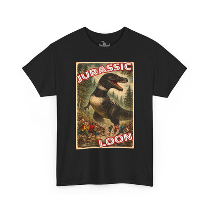 Jurassic Loon Funny Canadian Bird Shirt | Dinosaur Monster Attack | Great for both Birdwatchers and Sci-fi fans