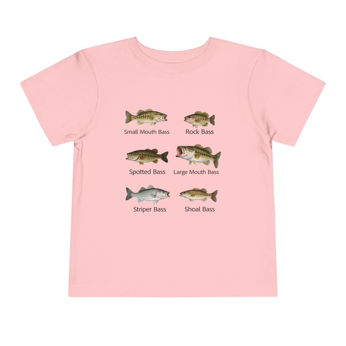 Bass Fish Cute Kids Shirt | Smallmouth, Rock, Spotted, Striper, Largemouth Bass Hipster Fishing Shirt