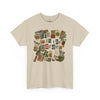 Gardening T-Shirt Scrapbook Design | I'll Be in the Garden T-Shirt | Gardening Collage Graphic Tee | Gift for Gardeners