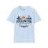 Follow Me Fishers of Men T-Shirt | Christian Fishing Faith Tee Scripture Bible Verse Gift Shirt