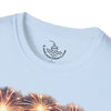 Patriotic Fishing Bass Merica Tastes Like Freedom Ice Cream T-Shirt | Fourth of July Shirt | God Bless America Gift Anglers