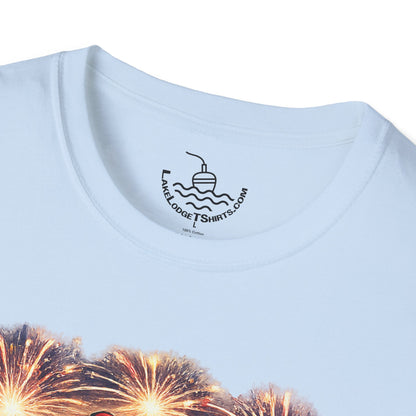 Patriotic Fishing Bass Merica Tastes Like Freedom Ice Cream T-Shirt | Fourth of July Shirt | God Bless America Gift Anglers