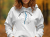 White hoodie with "Lake Windermere England" text and map outline.