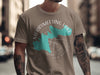T-shirt with "Merrymeeting Lake New Hampshire" text and map graphic.