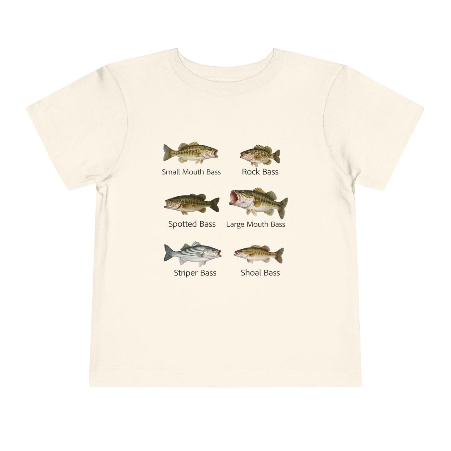 Bass Fish Cute Kids Shirt | Smallmouth, Rock, Spotted, Striper, Largemouth Bass Hipster Fishing Shirt
