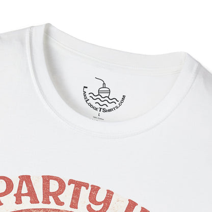 Lake Life Party in Slow Motion Motor Boatin ULTRA SOFT T-Shirt | Retro Shirt for Pontoon Boating Weekend Shirt Gift