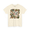 Gardening T-Shirt Scrapbook Design | I'll Be in the Garden T-Shirt | Gardening Collage Graphic Tee | Gift for Gardeners