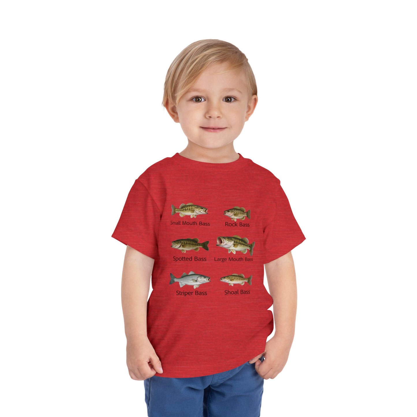 Bass Fish Cute Kids Shirt | Smallmouth, Rock, Spotted, Striper, Largemouth Bass Hipster Fishing Shirt