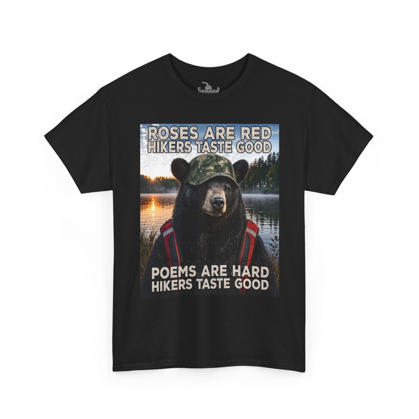Hikers Taste Good Grizzly Bear Shirt | Hiking Tee Humor for Camping and Weekend Adventures