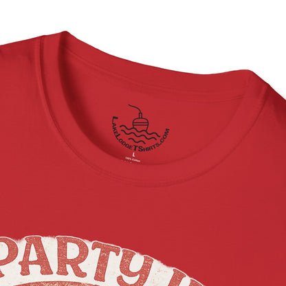 Lake Life Party in Slow Motion Motor Boatin ULTRA SOFT T-Shirt | Retro Shirt for Pontoon Boating Weekend Shirt Gift