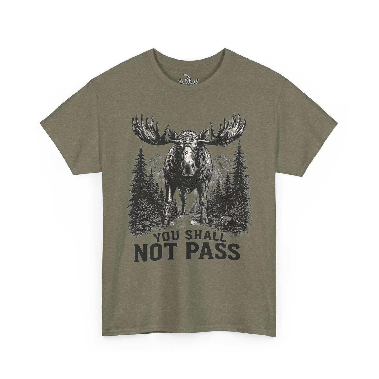 You Shall Not Pass Funny Moose Shirt | Hiker's Weekend Adventurer Shirt | Hiking in the Woods Tee