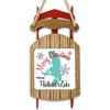 Sled ornament with "Merry Christmas from Flathead Lake" text and lake outline.
