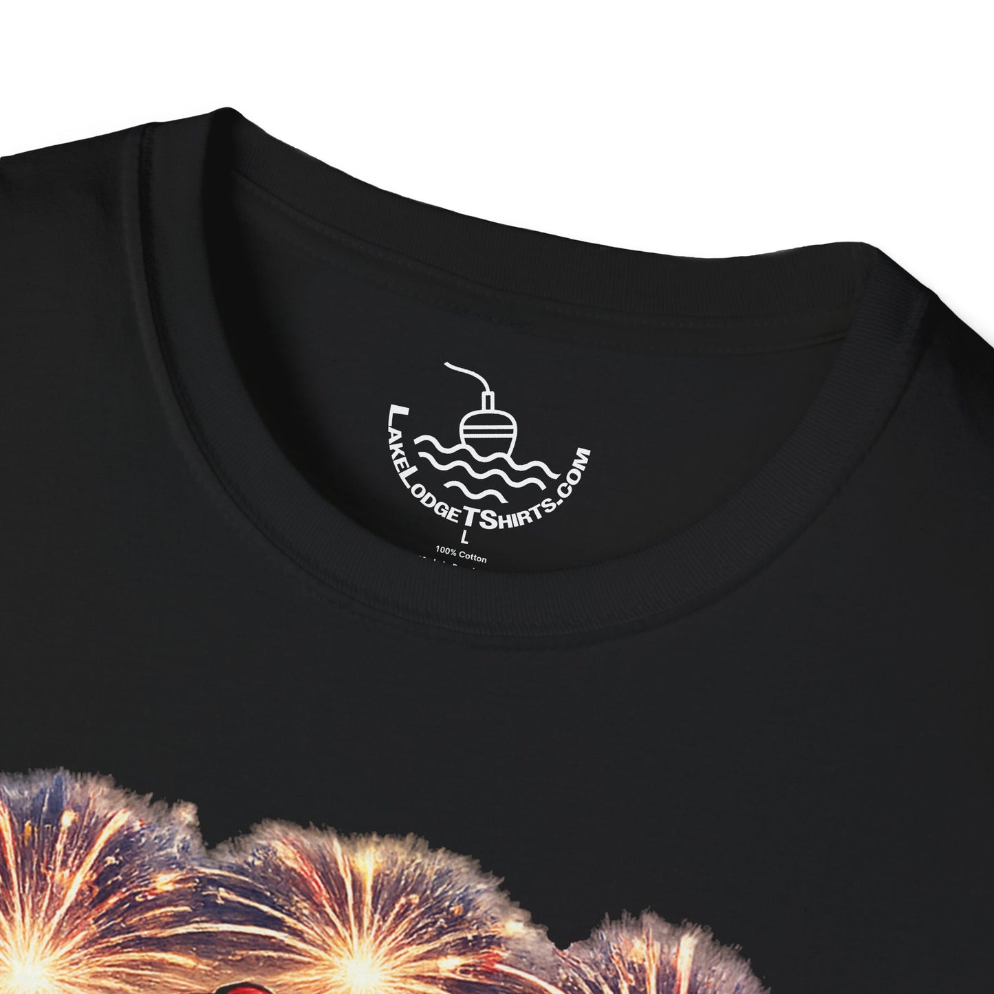 Patriotic Fishing Bass Merica Tastes Like Freedom Ice Cream T-Shirt | Fourth of July Shirt | God Bless America Gift Anglers