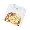 Fear Not Little Flock Easter Chicks Bible Verse Ultra-Soft T-Shirt | Christian Scripture Vintage Farmhouse Baby Chick Design