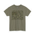 Land of the Free Because of the Brave T-Shirt | American Flag Tee | Patriotic Camo for Veterans and Fourth of July