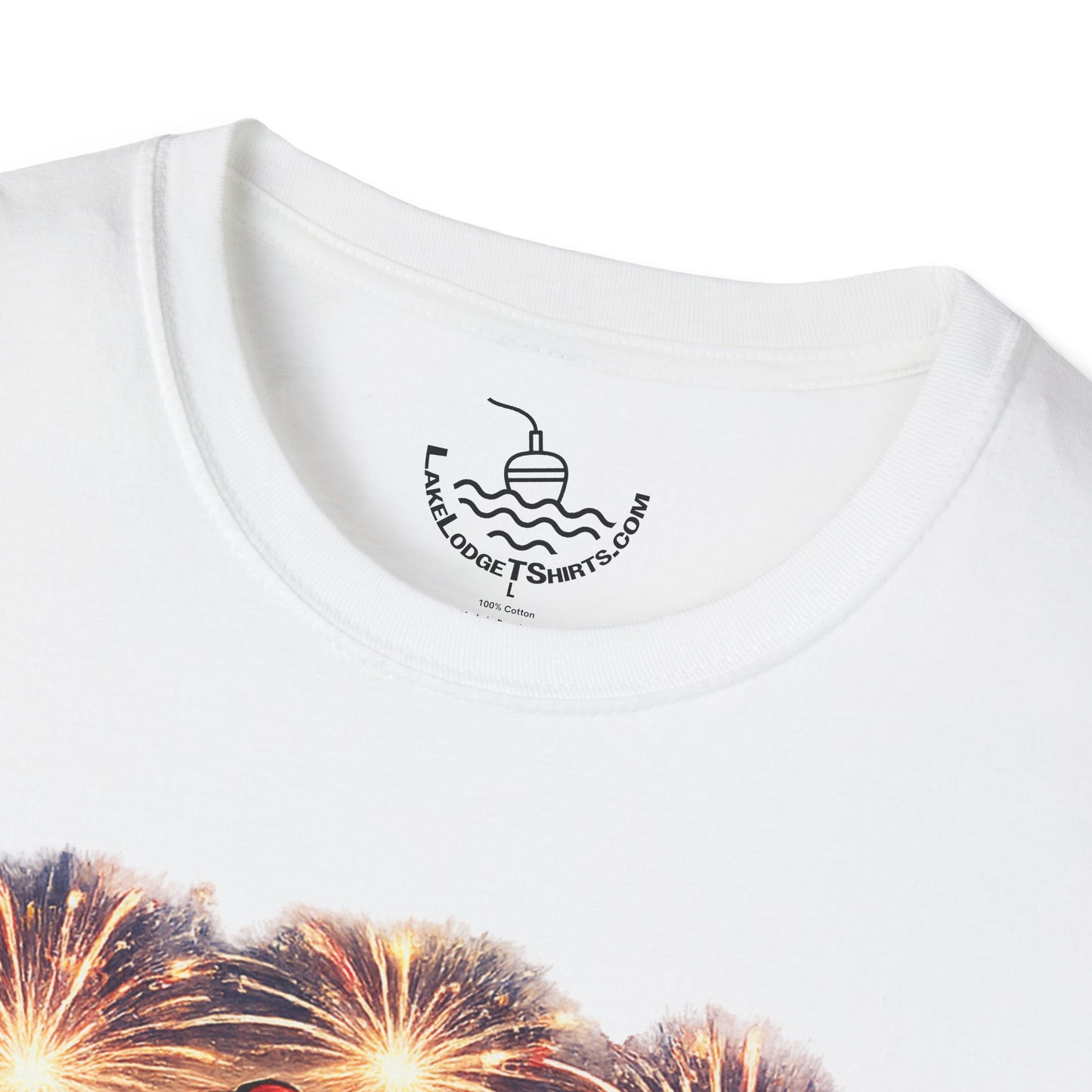 Patriotic Fishing Bass Merica Tastes Like Freedom Ice Cream T-Shirt | Fourth of July Shirt | God Bless America Gift Anglers