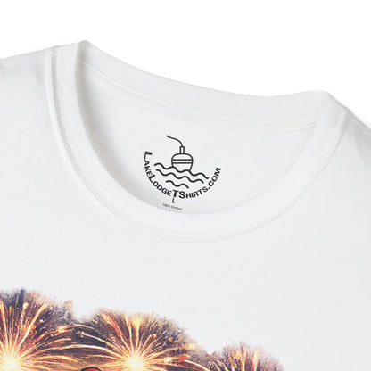Patriotic Fishing Bass Merica Tastes Like Freedom Ice Cream T-Shirt | Fourth of July Shirt | God Bless America Gift Anglers