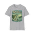 Tight Lines Fishing Graphic T-Shirt | Bass Fishing at the Lake Retro Design