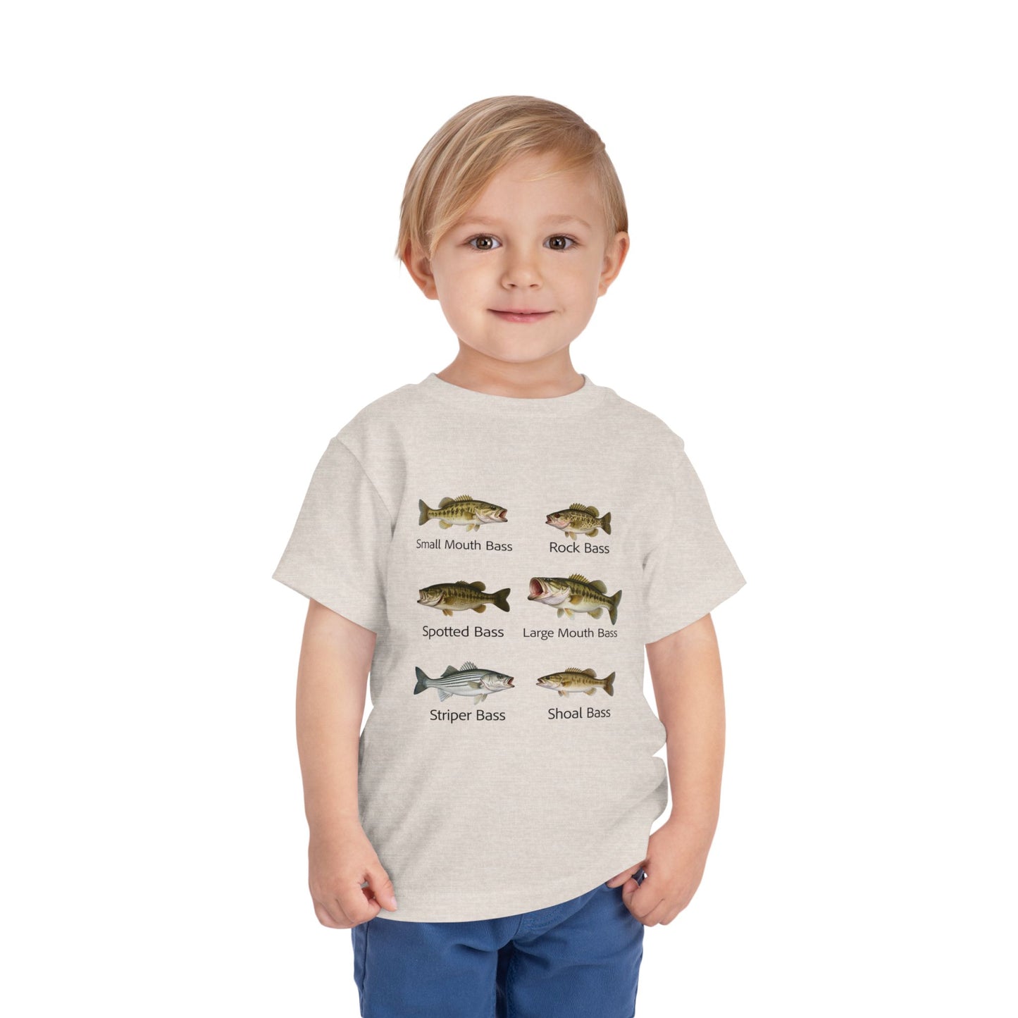 Bass Fish Cute Kids Shirt | Smallmouth, Rock, Spotted, Striper, Largemouth Bass Hipster Fishing Shirt