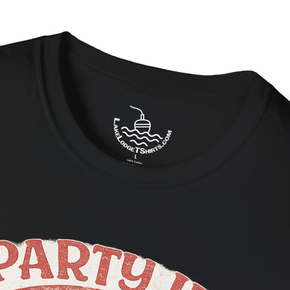 Lake Life Party in Slow Motion Motor Boatin ULTRA SOFT T-Shirt | Retro Shirt for Pontoon Boating Weekend Shirt Gift
