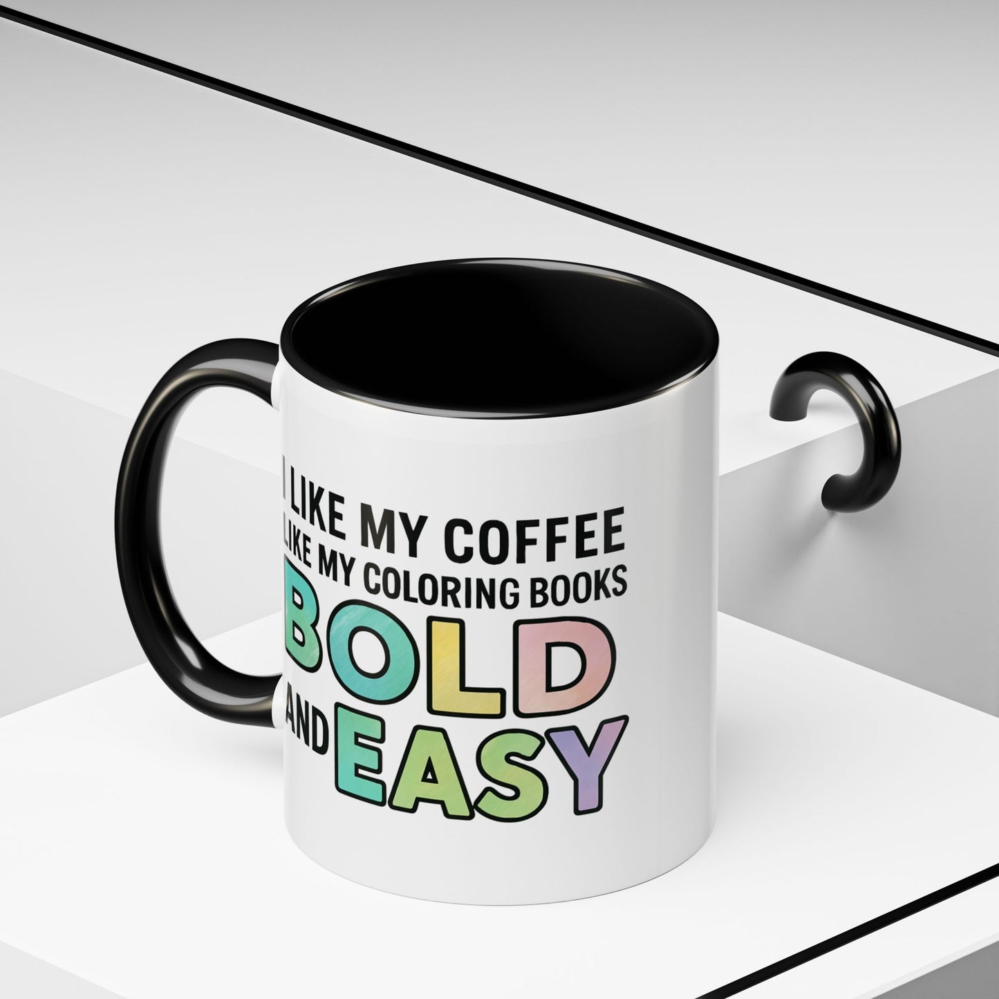 Bold and Easy Coloring Book Coffee Mug - 11 & 15 oz