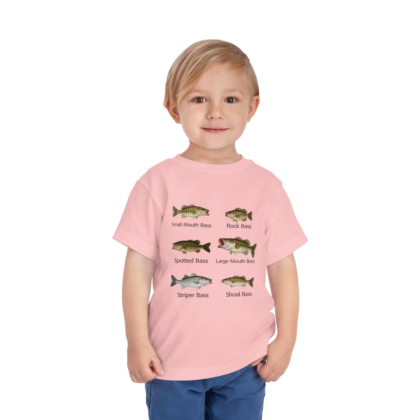 Bass Fish Cute Kids Shirt | Smallmouth, Rock, Spotted, Striper, Largemouth Bass Hipster Fishing Shirt
