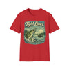 Tight Lines Fishing Graphic T-Shirt | Bass Fishing at the Lake Retro Design
