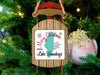 Christmas ornament shaped like a sled with "Merry Christmas from Lake Winnebago" text.