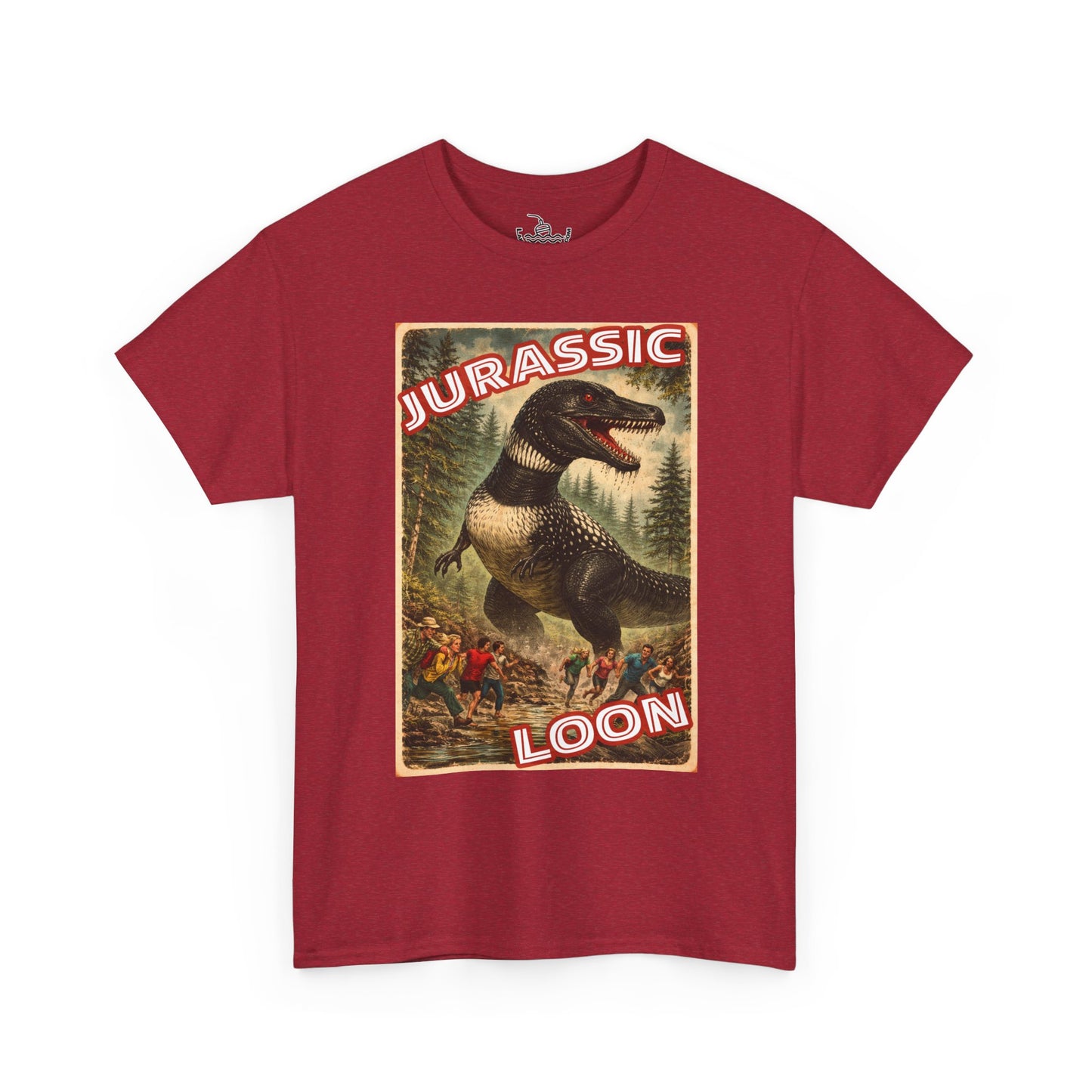 Jurassic Loon Funny Canadian Bird Shirt | Dinosaur Monster Attack | Great for both Birdwatchers and Sci-fi fans