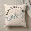 Old Hickory Lake Tennessee decorative pillow with compass and map design.