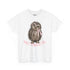 Wet Owl Coquette French Owlette Cute Pink Baby Owl Shirt, Hiking Wildlife T-Shirt, Screech Hoot Owl Bird Watching Shirt