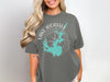 Gray t-shirt with Lake Jocassee map and compass design; "South Carolina" text.