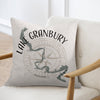 Pillow with Lake Granbury map and compass design, "Lake Granbury Texas" text.