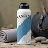 White water bottle with blue design and text "SNAKE RIVER WASHINGTON"
