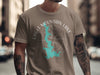 T-shirt with Eagle Mountain Lake map, compass, and Texas graphic.