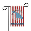 Catalina Island California flag with red and white stripes and "The Smith Family" text.