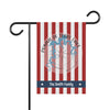 Red and white striped flag with "Pomme de Terre Lake Missouri" and "The Smith Family."