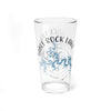 Clear glass pint glass with "Table Rock Lake" map design and "MISSO" text.