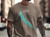 Brown t-shirt with Otisco Lake graphic and compass rose, marked "New York".