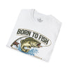 Born to Fish Forced to Work Shirt, Funny Fishing Tee, Fisherman Angler Funny Shirt, Father's Day, Grandpa, New Job Gift