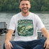 Tight Lines Fishing Graphic T-Shirt | Bass Fishing at the Lake Retro Design