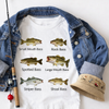 Bass Fish Cute Kids Shirt | Smallmouth, Rock, Spotted, Striper, Largemouth Bass Hipster Fishing Shirt
