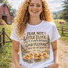 Fear Not Little Flock Scripture Luke 12:32 Ultra Soft T-Shirt | Baby Chicks Goslings Swimming | Bible Verse Gift Shirt