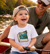 Escape Key Fishing Baby and Toddler T-Shirt, Bass Fishing Graphic Tee, Angler Gift Shirt, Outdoors Jon Boat Lake Camping Tee
