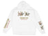 White hoodie with "American Lake Washington" and lake-themed graphics.