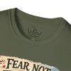 Fear Not Little Flock Scripture Luke 12:32 Ultra Soft T-Shirt | Baby Chicks Goslings Swimming | Bible Verse Gift Shirt