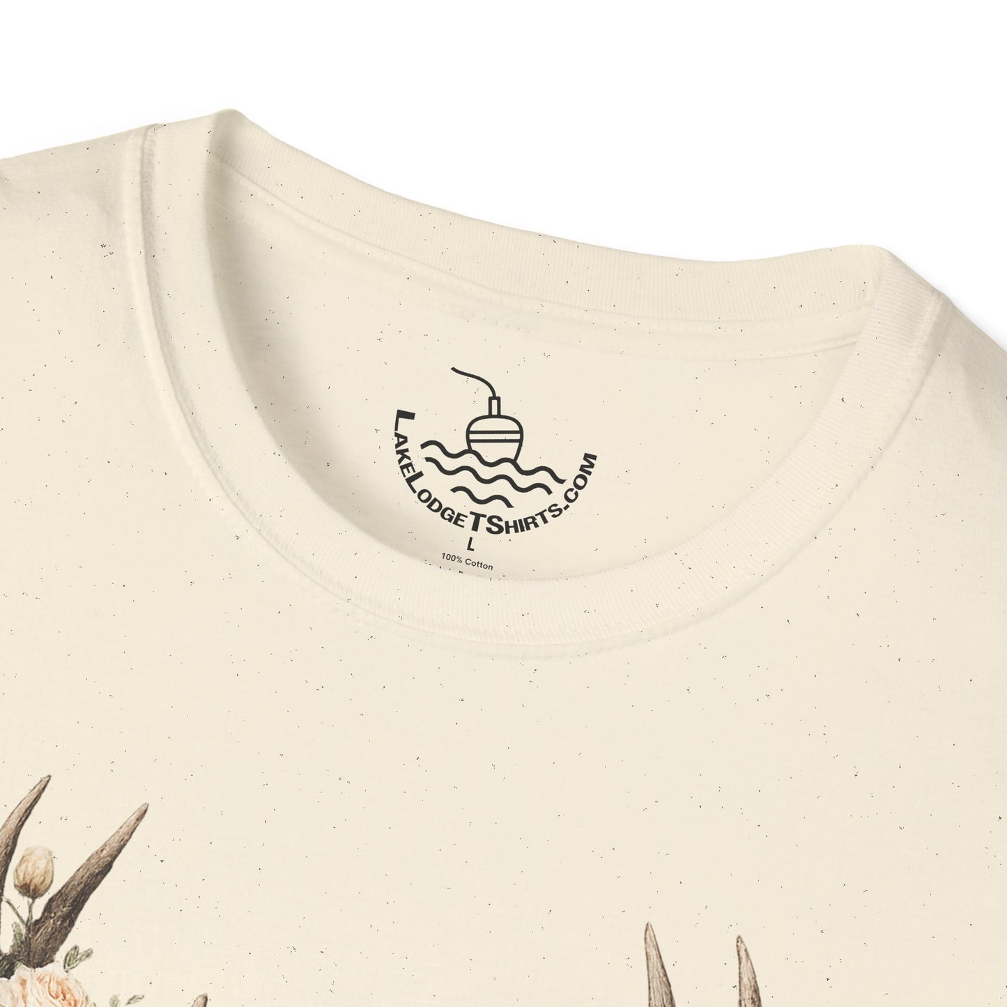 Fear Not Isaiah 41:10 Christian Bible Verse Shirt, Floor Deer Buck Antlers Design, Faith and Religious Gift, Scripture Shirt