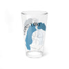 Clear glass with "Grand Lake Colorado" design and compass graphic.